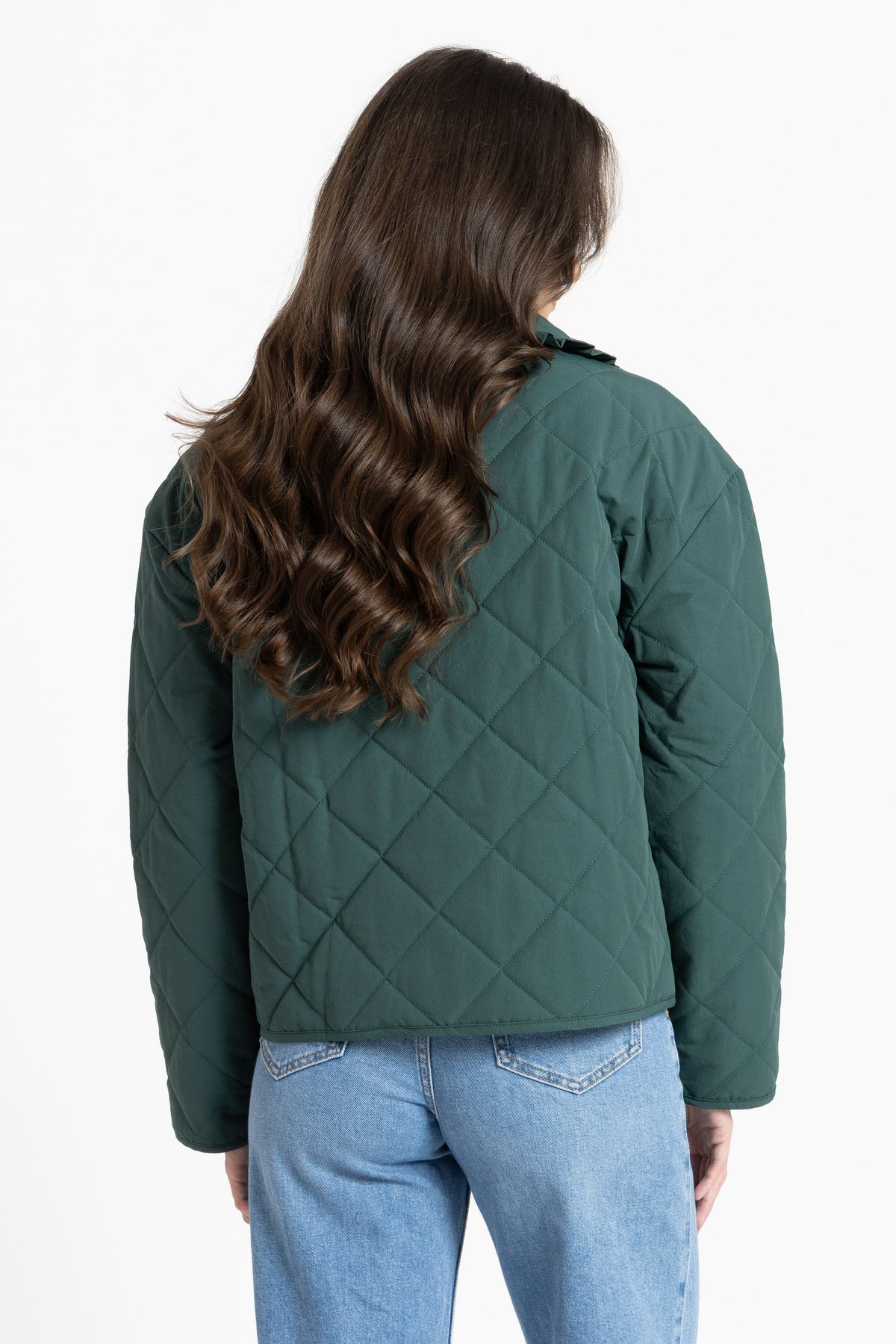 Frilled Jacket / Moss