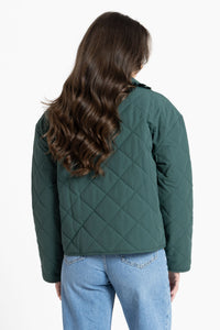 Frilled Jacket / Moss