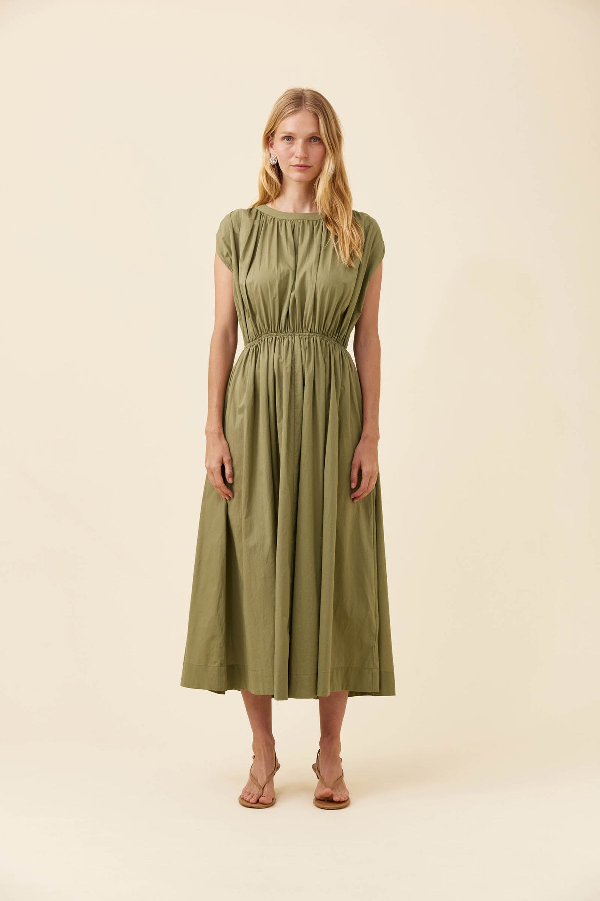 Rosa Reversible Maxi Dress - Sage