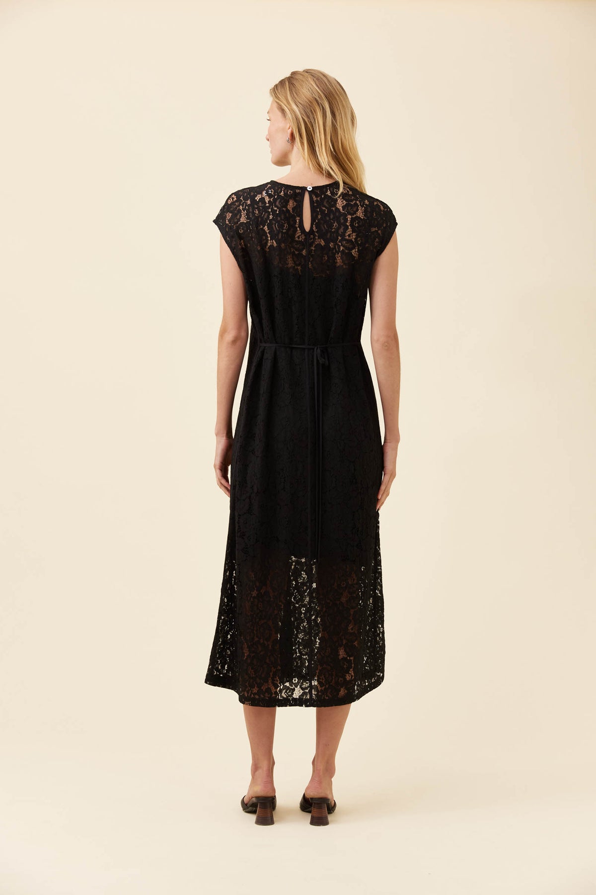 Ethel Lace Dress - Black