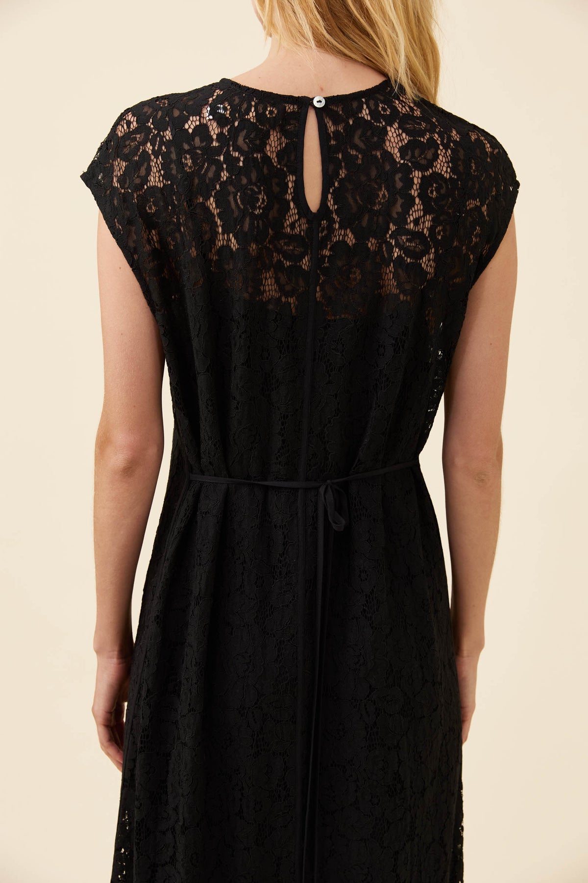 Ethel Lace Dress - Black
