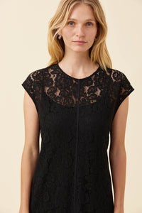 Ethel Lace Dress - Black