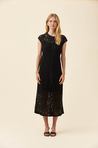 Ethel Lace Dress - Black