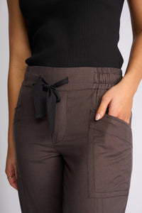 Dew Barrel Pant / Chocolate