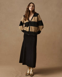 Zarda Cardigan - Mocha/Black