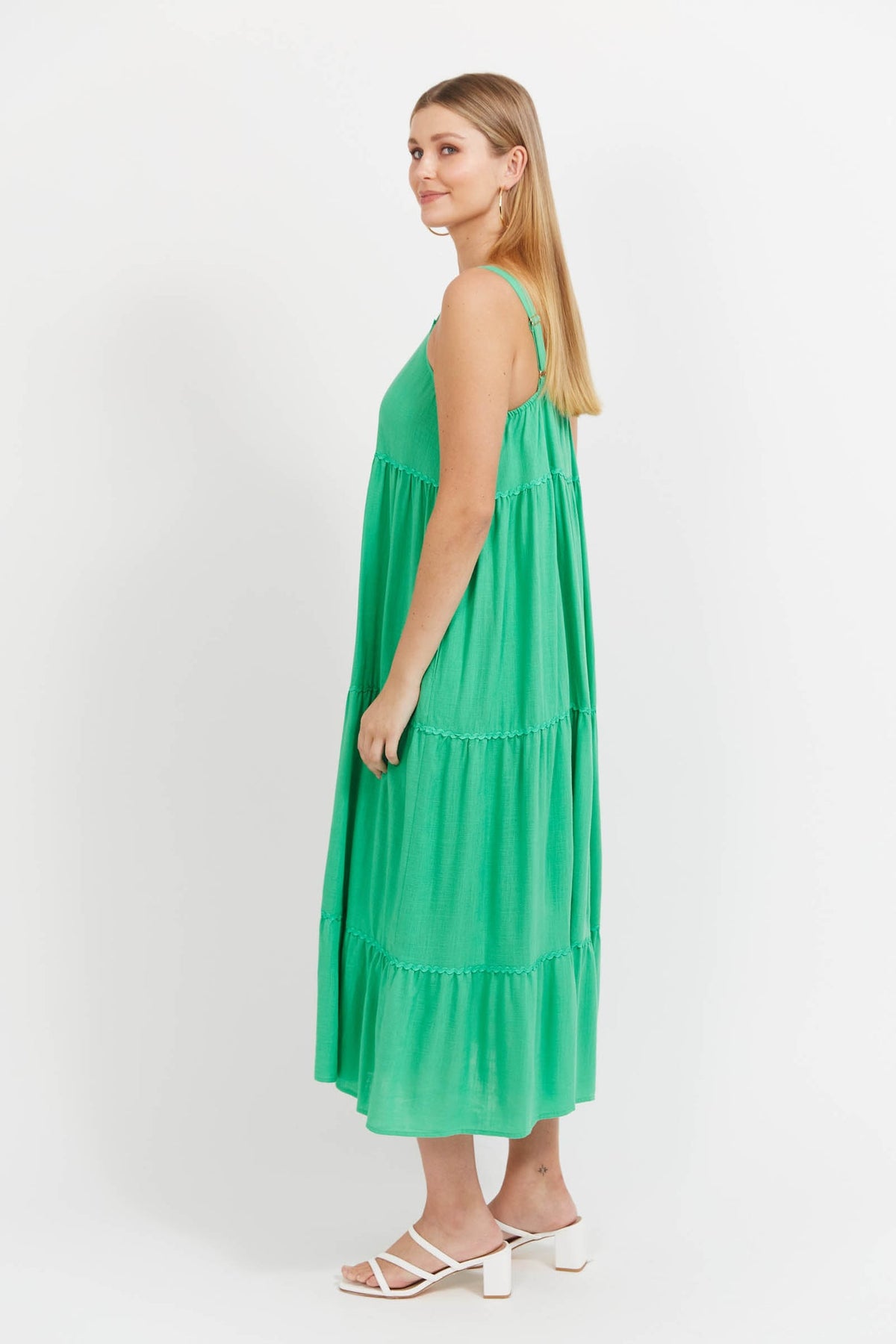 Haiti Tank Maxi Dress - Green