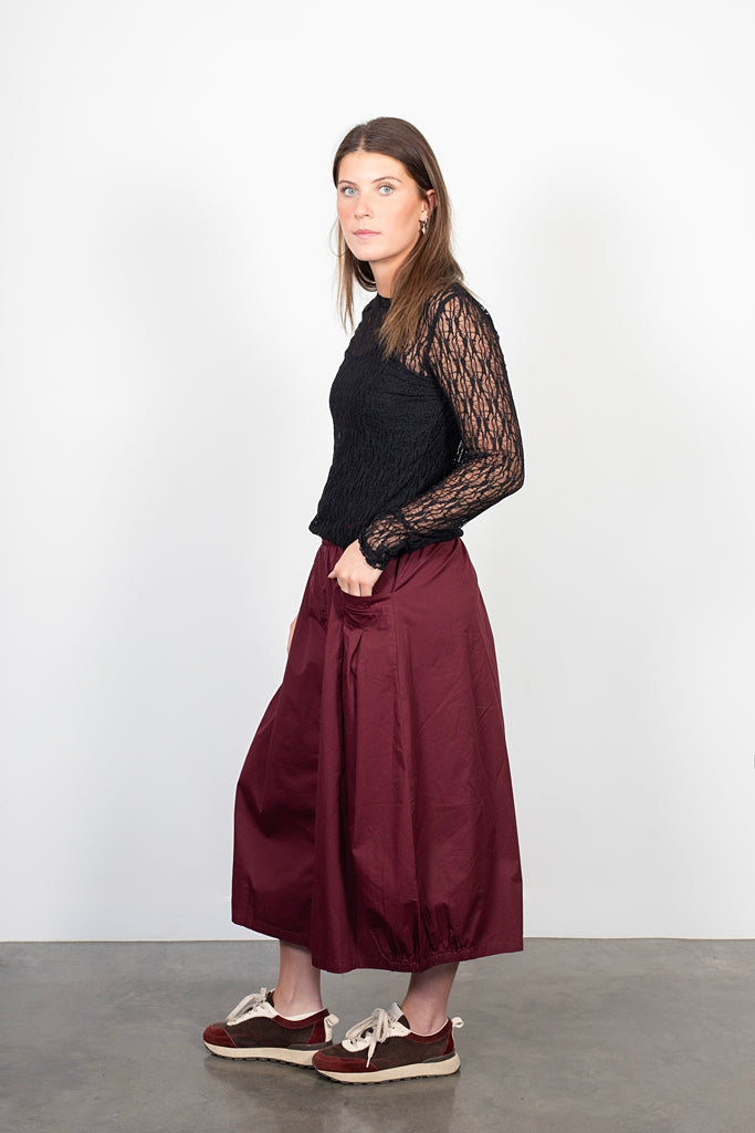 Cyrus Skirt - Merlot