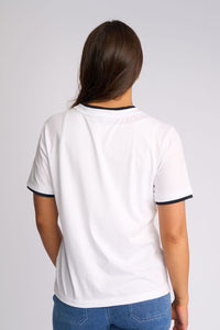 Club Top / White / Ink