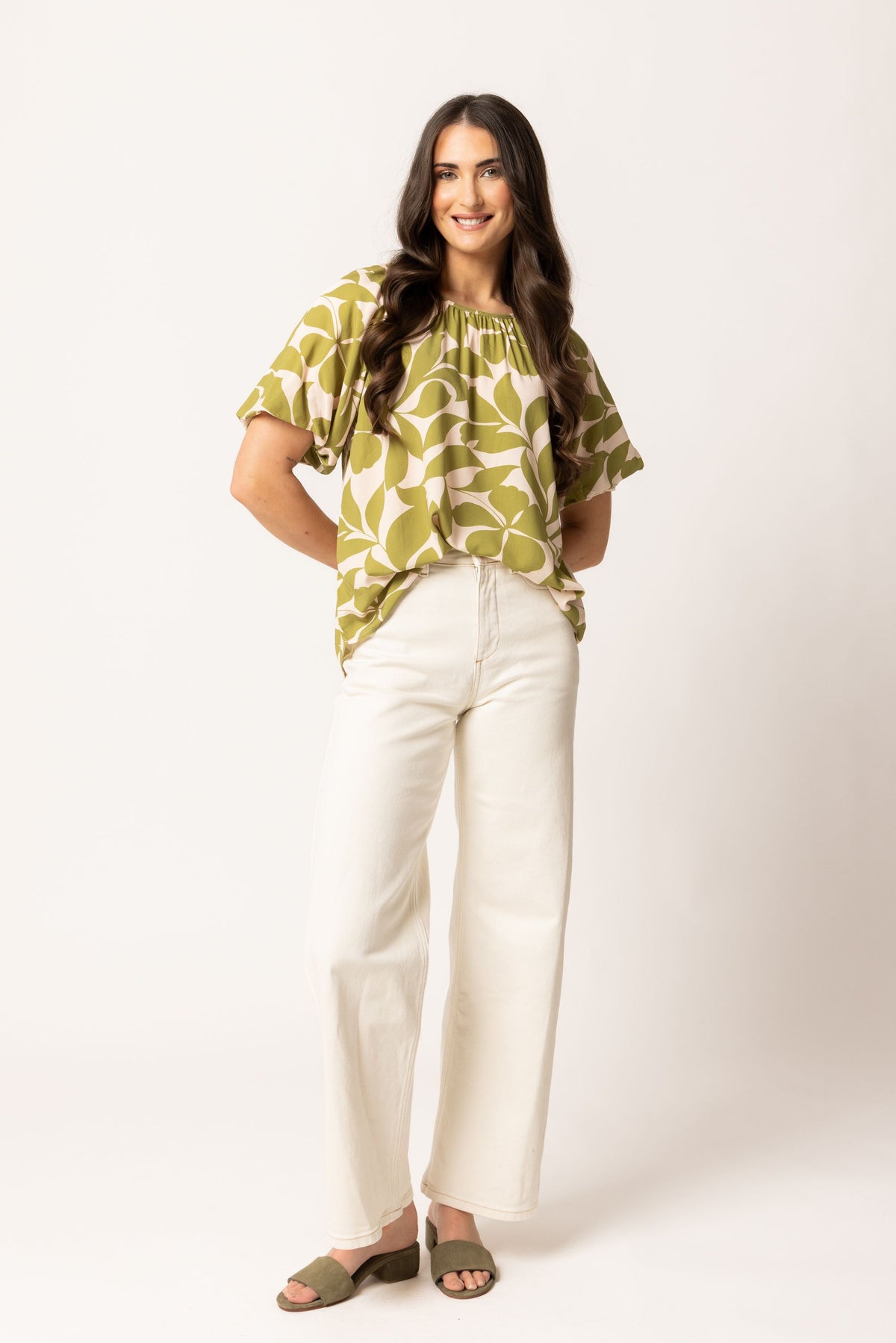 Haven Top / Avocado Leaf