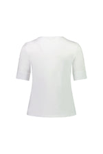 V-Neck Top - White