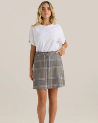 Blakely Mini Skirt - Prince of Wales Check