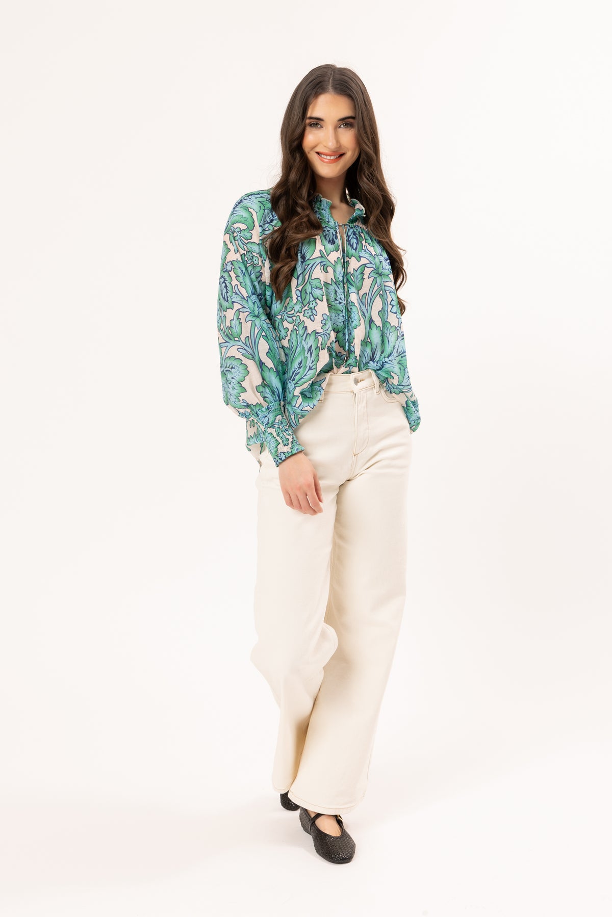 Encourage Top / Aqua Charm - Girl Next Door Fashion