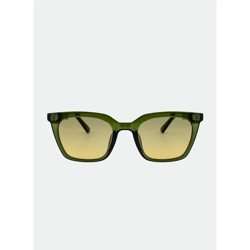Bree Sunglasses /Transparent Green/ Green