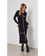 Avice Merino Dress - Black