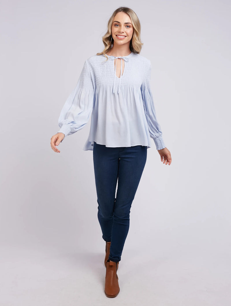 Skylar Blouse - Cloud Blue