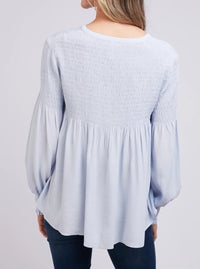Skylar Blouse - Cloud Blue
