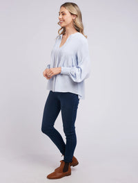 Skylar Blouse - Cloud Blue