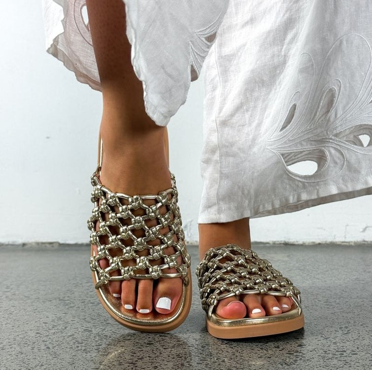 Amalfi - Metallic Gold