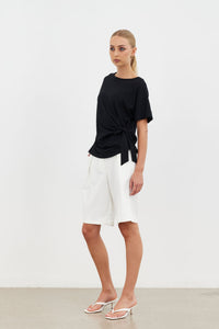 Zenith Tie Top - Black