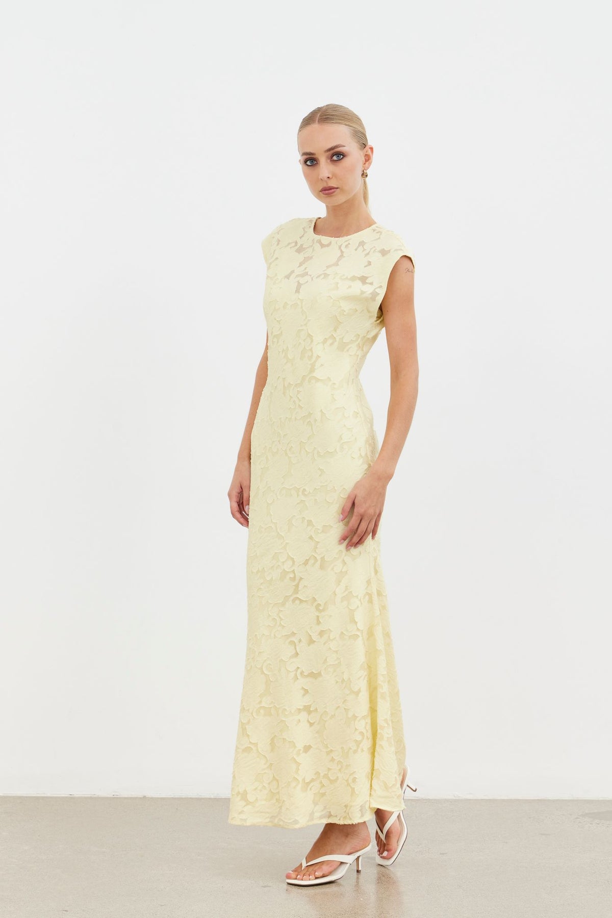 Amani Maxi Dress - Buttercream