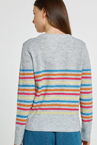Elinda Sweater / Rainbow Stripe