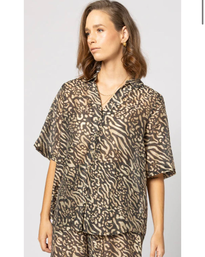 Piza Shirt / Zebra Print