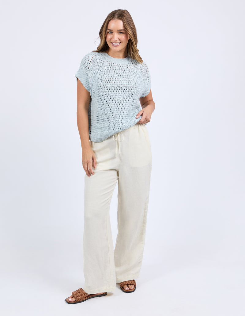 Isla Knit Vest - Light Blue