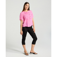 Valeria Capri Pant - Black