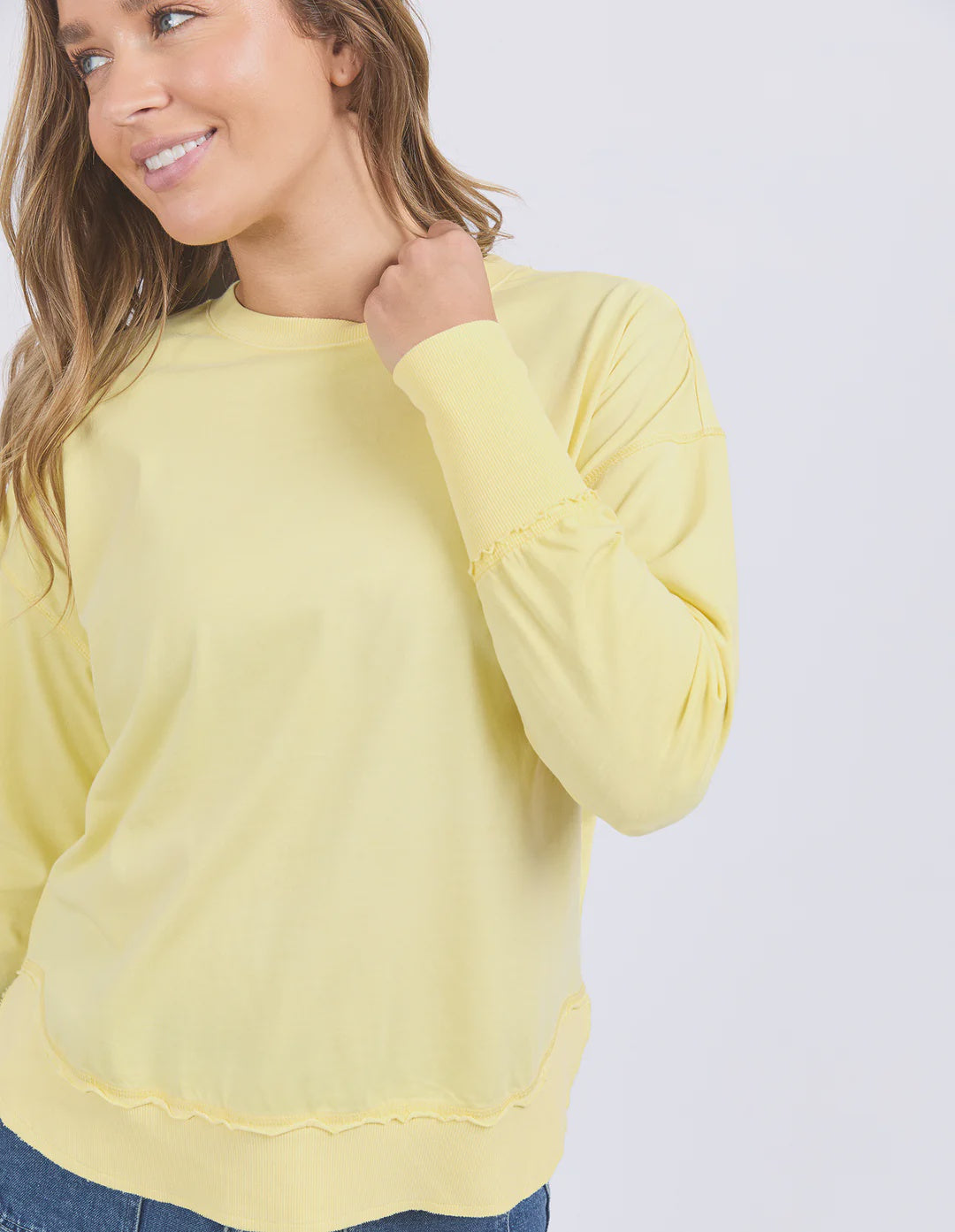 Farrah Long Sleeve - Lemon