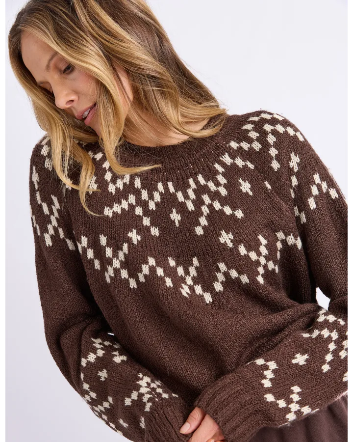 Polar Knit Crew / Coffee