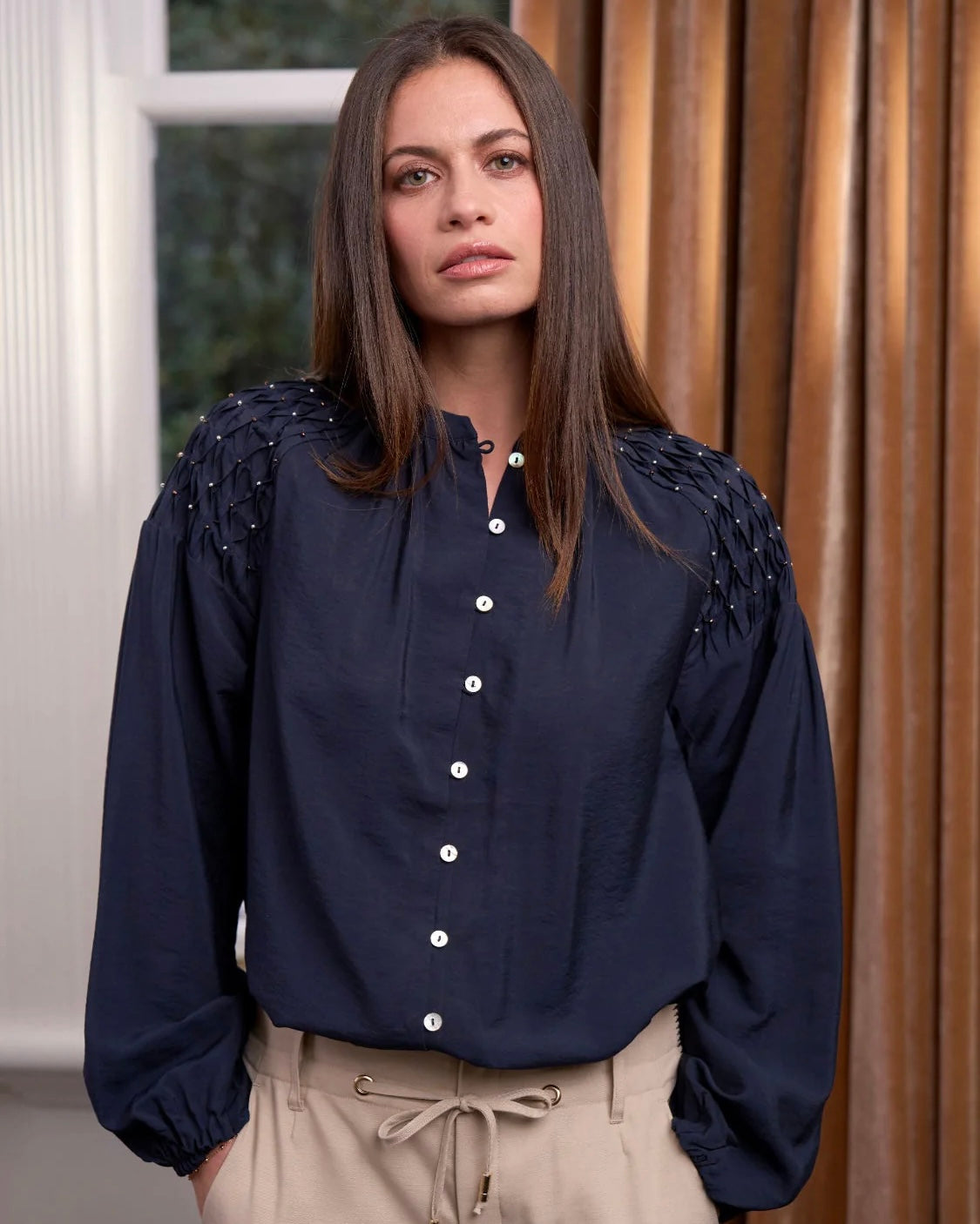 Bijou Blouse / Indigo
