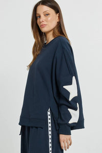 Saskia  Sweatshirt/ Navy