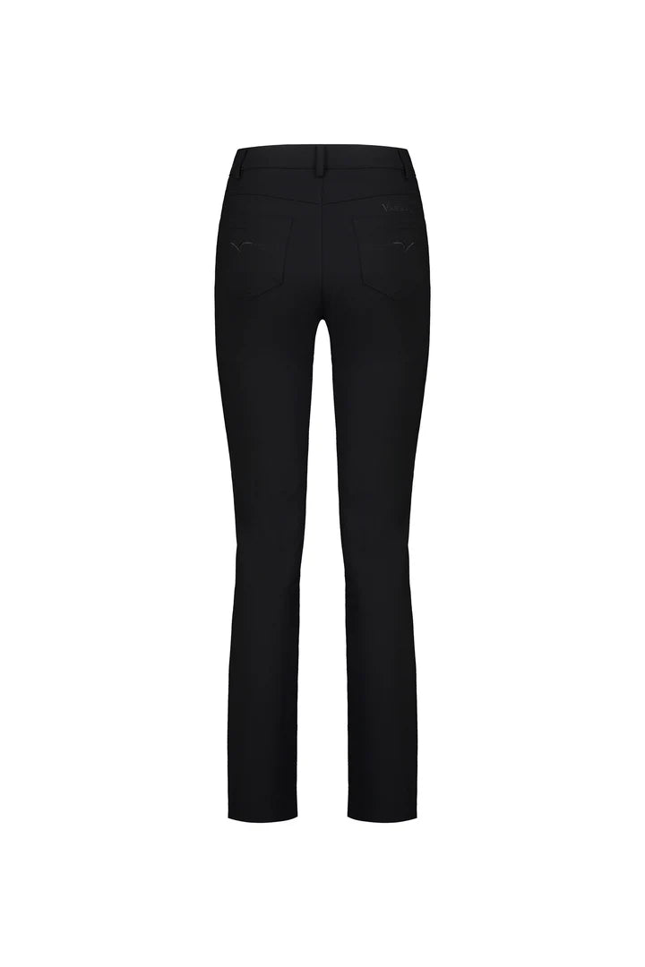 Slim Leg Ponti Pant with Fly - 5803 Black