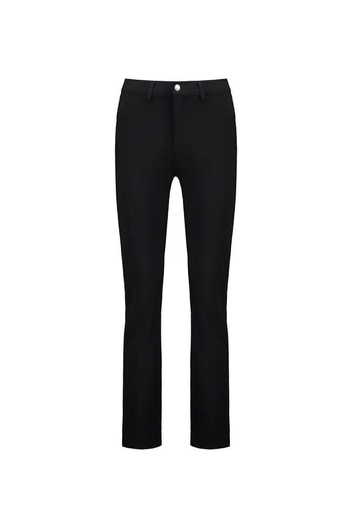 Slim Leg Ponti Pant with Fly - 5803 Black