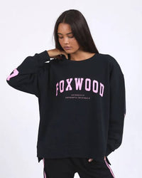 Interval Crew / Black With Neon Pink