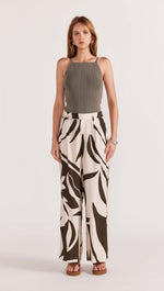 Acacia Wide Leg Pants - Olive