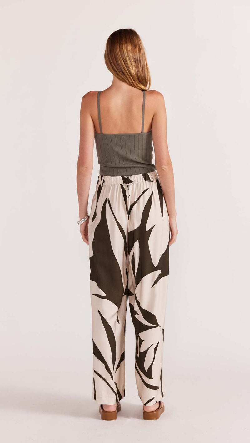 Acacia Wide Leg Pants - Olive