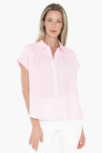 Gather S/S Shirt - Peony CD