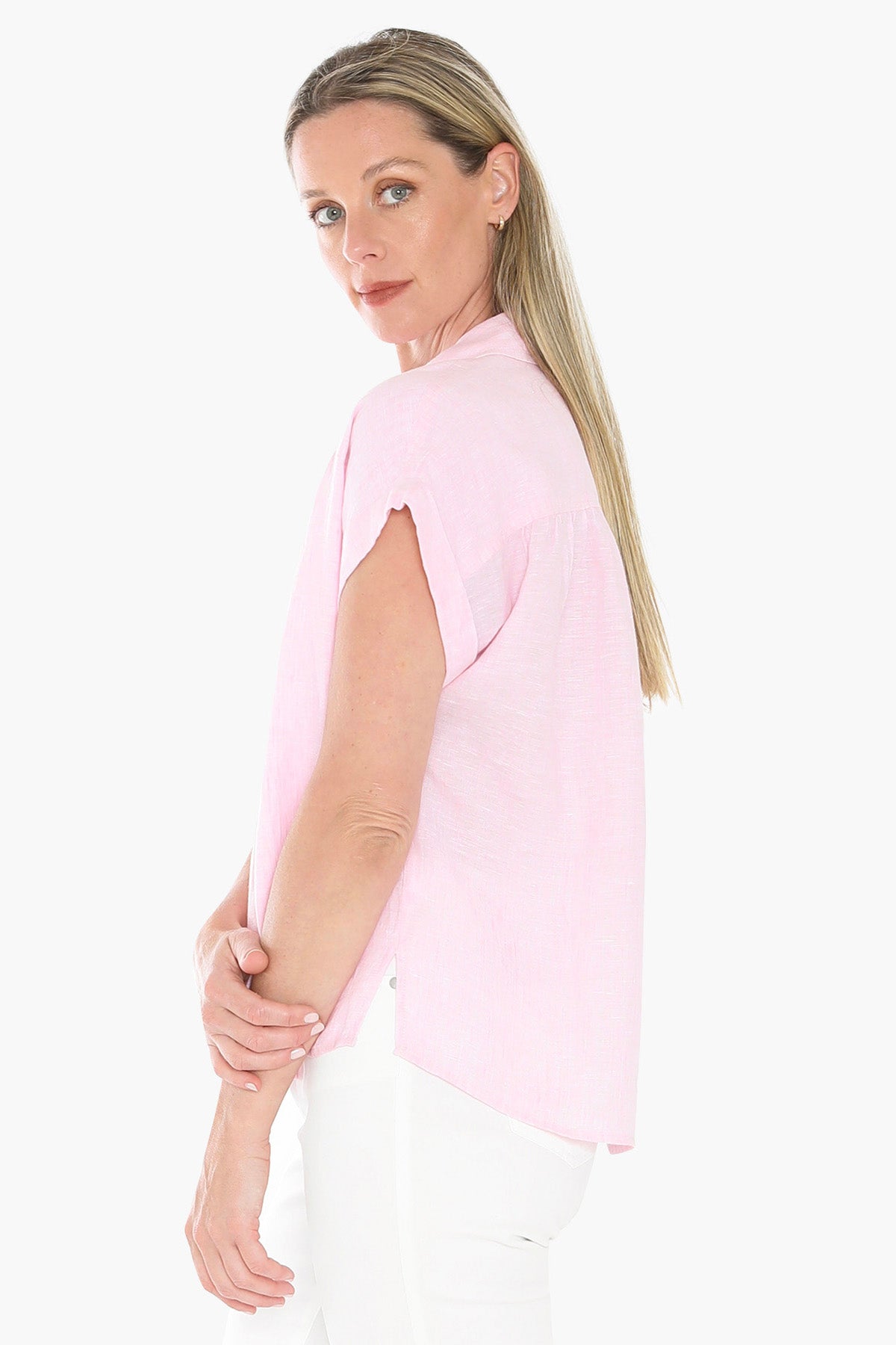 Gather S/S Shirt - Peony CD