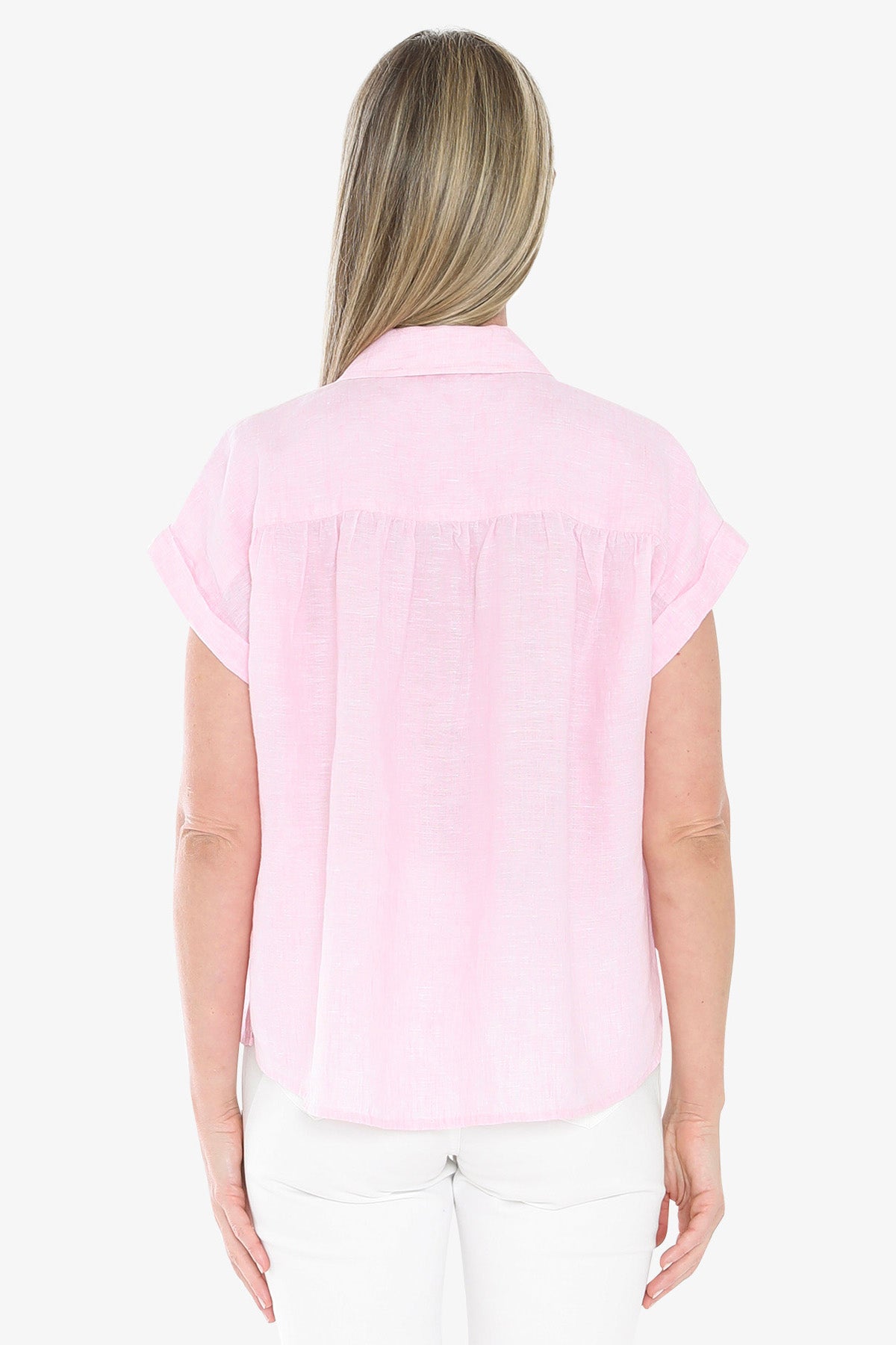 Gather S/S Shirt - Peony CD