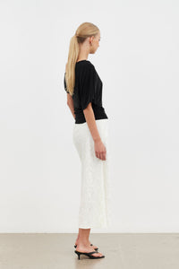Gaia One-Shoulder Top - Black