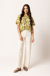 Haven Top / Avocado Leaf