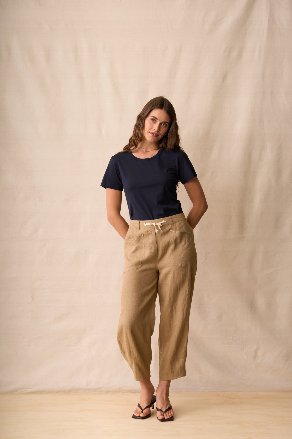 Greer Pant / Biscotti & Ivory