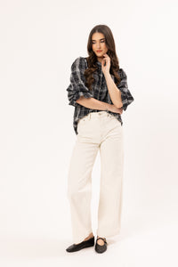 Celia Blouse - Blue Check