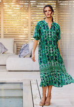 Gia Shirt Dress - Kelly Green