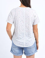 Festive Spot Tee - Grey Marle