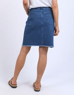 Belle Skirt - Mid Blue