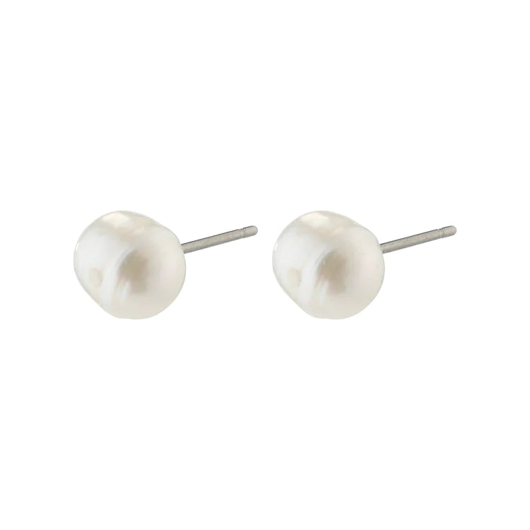 Emory Fresh Water Pearl Earrings - Gold Plated