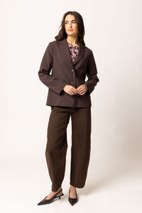 Relaxed Blazer / Cacao