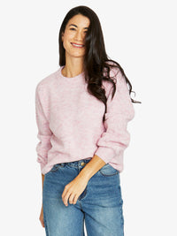 Soft Crew Pullover - Pale Pink